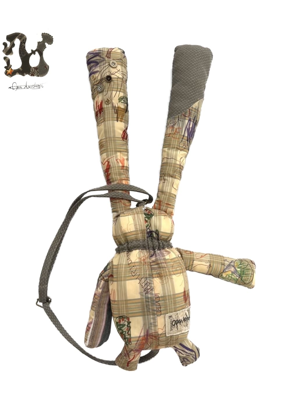 OPEN AESTHETIC丨Graffiti Bunny Strap Bag - PSYLOS 1, OPEN AESTHETIC丨Graffiti Bunny Strap Bag, Bag, OPEN AESTHETIC, PSYLOS 1